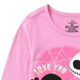 thumbnail image 5 of Disney Nightmare Before Christmas Long Sleeve Shirt (Girls), 3 Pack, Sizes 3T-10, 5 of 9