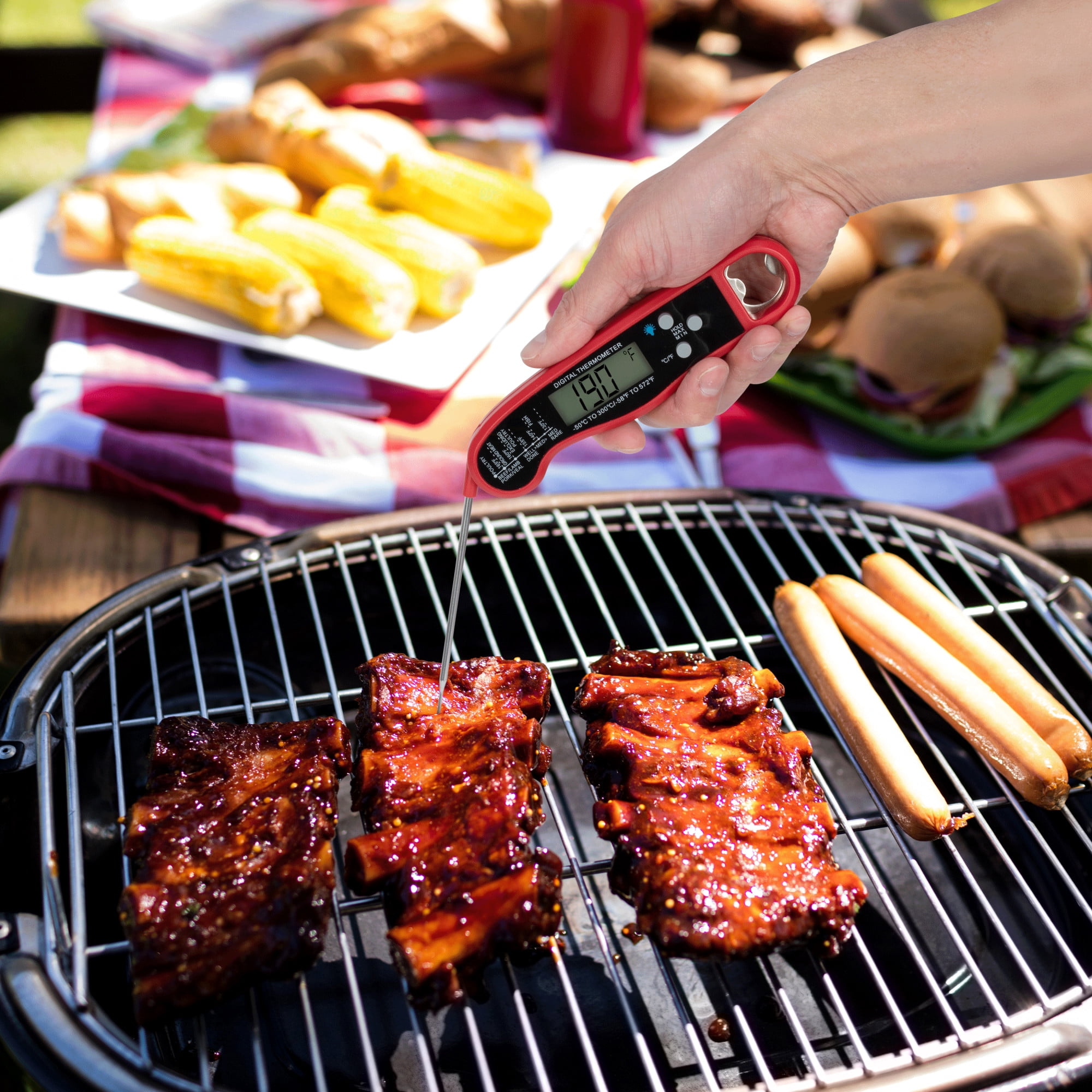 Perfect Solutions Thermomètre Bbq Pliable