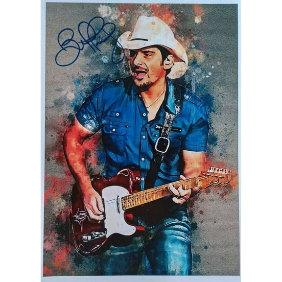 2012 BRAD PAISLEY Poster in WALL ART PRINT 11 x 17 Inch Poster