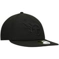 thumbnail image 3 of Men's New Era Black Tennessee Titans Black on Black Low Profile 59FIFTY II Fitted Hat, 3 of 6