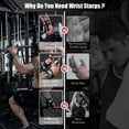 thumbnail image 3 of Soporte de muñeca de piel doble Gym Straps MANUEKLEAR, 3 of 6