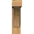 thumbnail image 2 of Ekena Millwork 5 1/2"W x 20"D x 20"H Thorton Block Smooth Bracket w/ Offset Brace, Western Red Cedar, 2 of 25