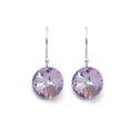 thumbnail image 3 of Juego de aretes y cadena ZVEZDA con dije corte Xilion plata mexicana ley .925 Amatista tornasol, 3 of 4