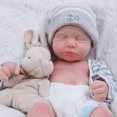 Lifelike Reborn Baby Dolls 16 in Full Platinum Silicone Reborn Baby Realistic Newborn Baby Doll