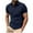Navy, variant on FhsagQ Men's Shirts Men Shirts Tops Blue Men'S Casual Knit Geometric Texture Short Sleeve Shirt Fashion Solid Lightweight Top Comfortable Shirts for Men Tops Super Fit Men Shirts Cotton Khaki S