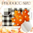 thumbnail image 2 of Hello Fall Pumpkin Maple Leaves Gnomes Buffalo Plaid Placemats Set of 6 for Dining Table 12 x 18 Inch Seasonal Autumn Harvest Holiday Rustic Vintage Thanksgiving Table Mats, 2 of 7
