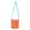 Orange, variant on Light Blue Light Blue Beach Mesh Collector Bag With Zipper And Shoulder Strap For Kids And Adults Summer Use