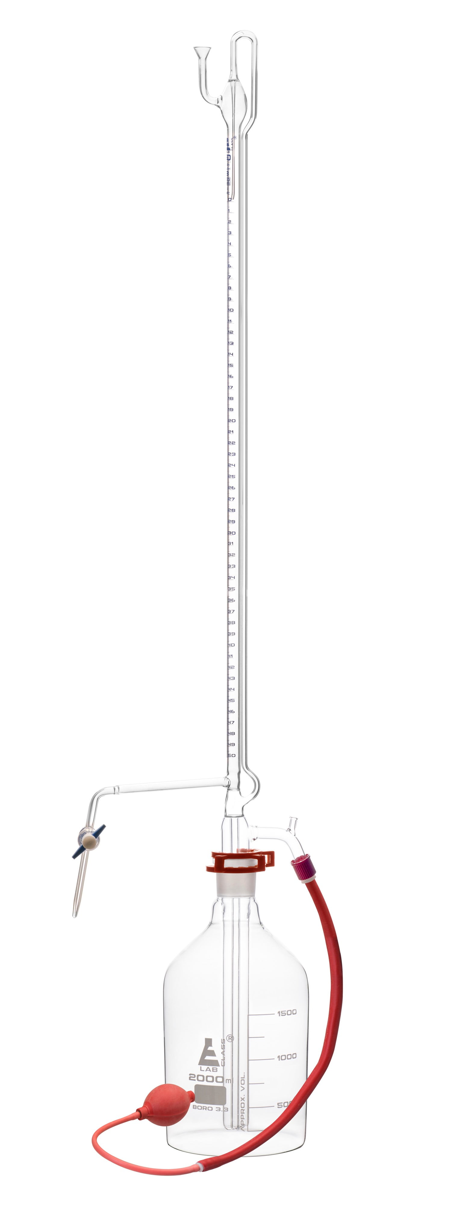 Automatic Zero Burette, 50ml Class A 34/35 Joint Size 0.05?ml