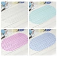 thumbnail image 4 of Inteprter Alfombrilla para bañera de baño, accesorios para el hogar de Color sólido, diseño de ventosa, alfombrillas para bañeras de ducha, masajeador Juegos de accesorios de baño Azul Inteprter JJ3137-01, 4 of 6