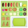 thumbnail image 3 of Juego de juguetes de comida de juguete, juguetes educativos divertidos de simulación, juego de comida rápida para niños pequeños, 3 of 4