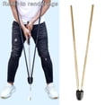 thumbnail image 1 of Golf Putting Training Ajustable Alineación Alineación Putter Entrenador Gesto Asistencia para Adultos Práctica Universal Hitting Oro Macarena Golf putting entrenamiento ayuda, 1 of 8