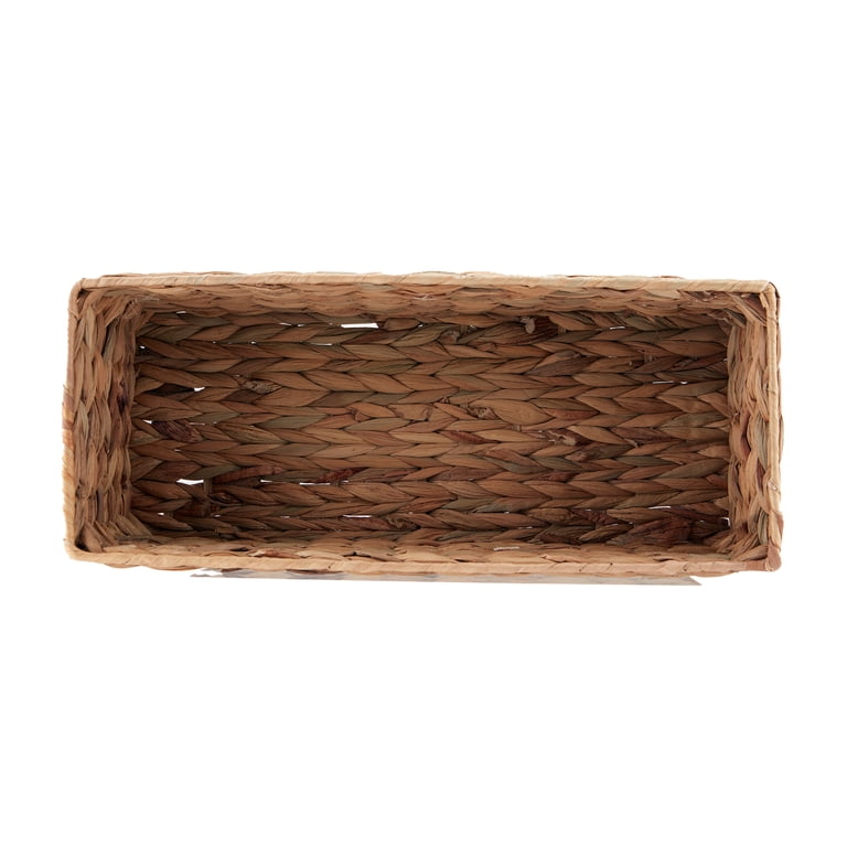 Hyacinth Woven Storage Basket, Rectangle photo 2