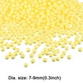 thumbnail image 3 of Uxcell Polystyrene Foam Ball Beads Round for the Arts DIY Crafts Party Decorations Fillings of Vase Pillow Yellow 0.3inch, 3 of 5