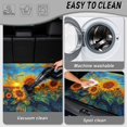 thumbnail image 5 of Bulopur All‑Weather Cargo Liner 29"x39" Sunflower Sunset Field Car Trunk Mat, Stain‑Resistant Art Rear Trunk Cover, 5 of 7