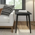 thumbnail image 2 of Plank+Beam 20" Mid Century Modern Rectangular Side Table, Solid Wood End Table for Living Room, Black, 2 of 8
