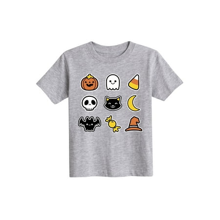Halloween Cute Icons - Toddler Short Sleeve Tee