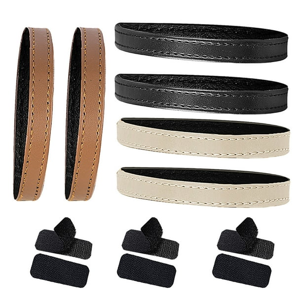3 pares de correas de tobillo de repuesto para tacones, ajustables y desmontables, de poliuretano elástico, con cordones antisueltos y hebilla para mujer.
