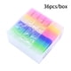 thumbnail image 3 of sweethay Gomas de borrar Rainbow Jelly Cute Office School Papelería Arte translúcido Toallita Lápiz Escritura Borrador Coleccionables para estudiantes Color aleatorio 1 Pc, 3 of 6