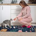 thumbnail image 3 of Pioneer Flower Floral Print Pattern Kitchen Rugs Sets Of 2,Anti Fatigue Kitchen Mat Rugs Non Slip Washable,Decorative Kitchen Floor Mats for Kitchen,Sink,Laundry,17"x30"+17"x47", 3 of 7