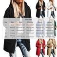 thumbnail image 3 of thefmos Women's Plus Size Hooded Zip Up Sweatshirt Jacket with Pockets Long Length Solid Color Casual Coat Fashion Fall Winter Clothes, Blue M, 3 of 5