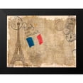 thumbnail image 2 of Allen, Kimberly 18x15 Black Modern Framed Museum Art Print Titled - Post Card Paris, 2 of 5