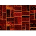 thumbnail image 1 of Ahgly Company Machine Washable Indoor Rectangle Abstract Yellow Modern Area Rugs, 2' x 3', 1 of 4