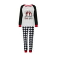 thumbnail image 2 of Meihuid Christmas Pajamas for Family, 2023 Xmas PJS Set Holiday Sleepwear Funny Santa printed Matching Family Jammies Pajamas, 2 of 10