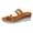 Brown, variant on Womens Platform Wedge Slippers Open Toe Slip on High Heel Dressy Causal Summer Beach Shoes