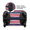 thumbnail image 2 of Yiaed USA Colors Stripes Print Travel Luggage Cover Suitcase Protector Fits 18-32 Inch Luggage Wheel Covers Patterned Elastic Luggage Anti-scratch（No luggage）-X-Large, 2 of 5