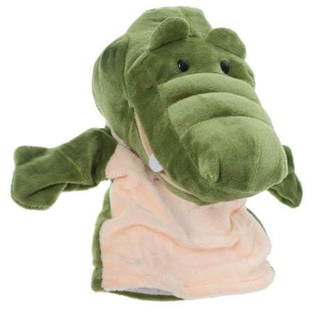 Eease Alligator Plush Hand Puppet for Kids - Movable Mouths