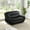 Black loveseat, variant on Trumanpick Leather Loveseat Chair, Modern Comfy Sofa Couch for Living Room, Bedroom, Black