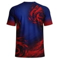 thumbnail image 4 of Zimjoy Men's USA Soccer T-Shirt Patriotic American Flag Graphic Tee 2026 World Soccer Game Fan Short Sleeve Shirt for Game Day 4th of July Vermilion 3XL, 4 of 5