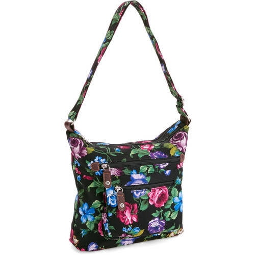 Women's Zip Across Hobo Handbag - Walmart.com