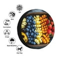 thumbnail image 2 of Kdxio Halloween Fruit Platter for Tire Cover Wheel Protectors Tyre Covers Weatherproof Wheel Covers Universal Fit for Trailer Rv SUV Truck Camper Travel Trailers 14 inch, 2 of 5