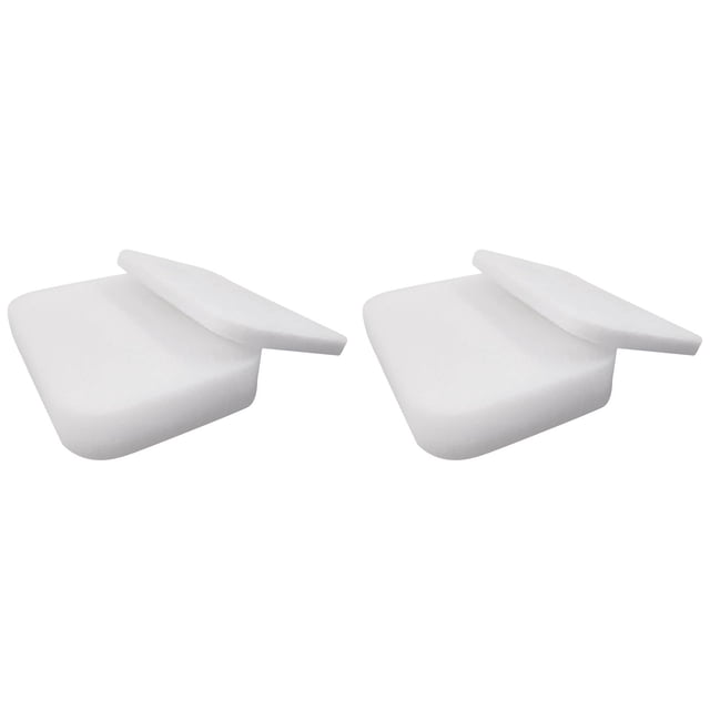 WUSUOWEI 2PCS Filter Cotton Replacement,Vacuum Cleaner Filter Cotton,4.1×5.7 Inch,White,Filter Pads,Suitable for Variety of Vacuum Cleaner,Convenient and Practical