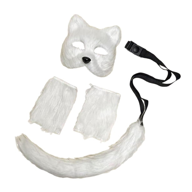 Conjunto de disfraz de cosplay, ropa de Halloween para actuaciones en el escenario, festivales de cosplay Blanco