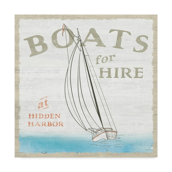 Trademark Fine Art 'Seaside Life V' Canvas Art by Sue Schlabach