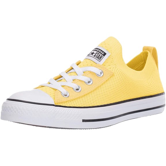 CHUCK TAYLOR ALL STAR SHORELINE KNIT AOS female 8 M BUTTER YELLOW/WHITE/BLACK