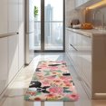 thumbnail image 4 of Pink Boston Terrier and Flower Kitchen Rug Mat,Kitchen Runner Rugs Non Skid Washable,Decorative Kitchen Floor Mats for Kitchen,Sink,Laundry,17"x47.2", 4 of 7