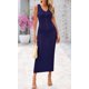 thumbnail image 2 of Traje de baño Cover Up BTFBM de ganchillo para mujer, color azul marino, talla S, 2 of 9