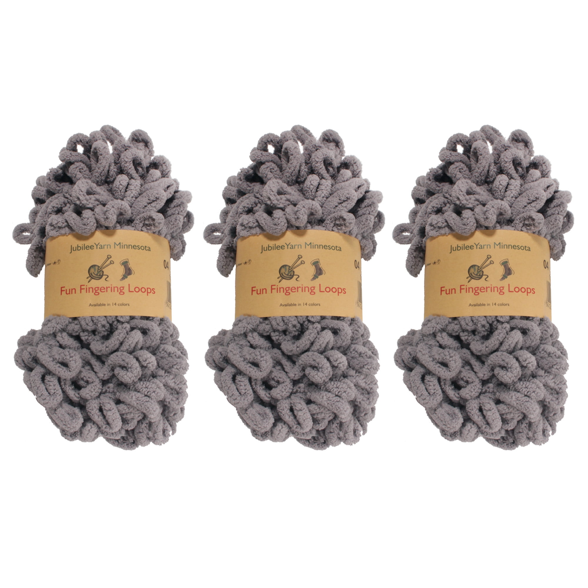 BambooMN Finger Knitting Yarn Fun Finger Loops Yarn 100 Polyester