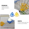 thumbnail image 4 of 2pcs Creative Bird Feeder Bird Cage Accessory for Parrot (Random Color), 4 of 5