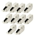thumbnail image 4 of Unique Bargains 10Pcs Silver Tone Metal Push-to-Open Cabinet Cupboard Latch Catch, 4 of 5