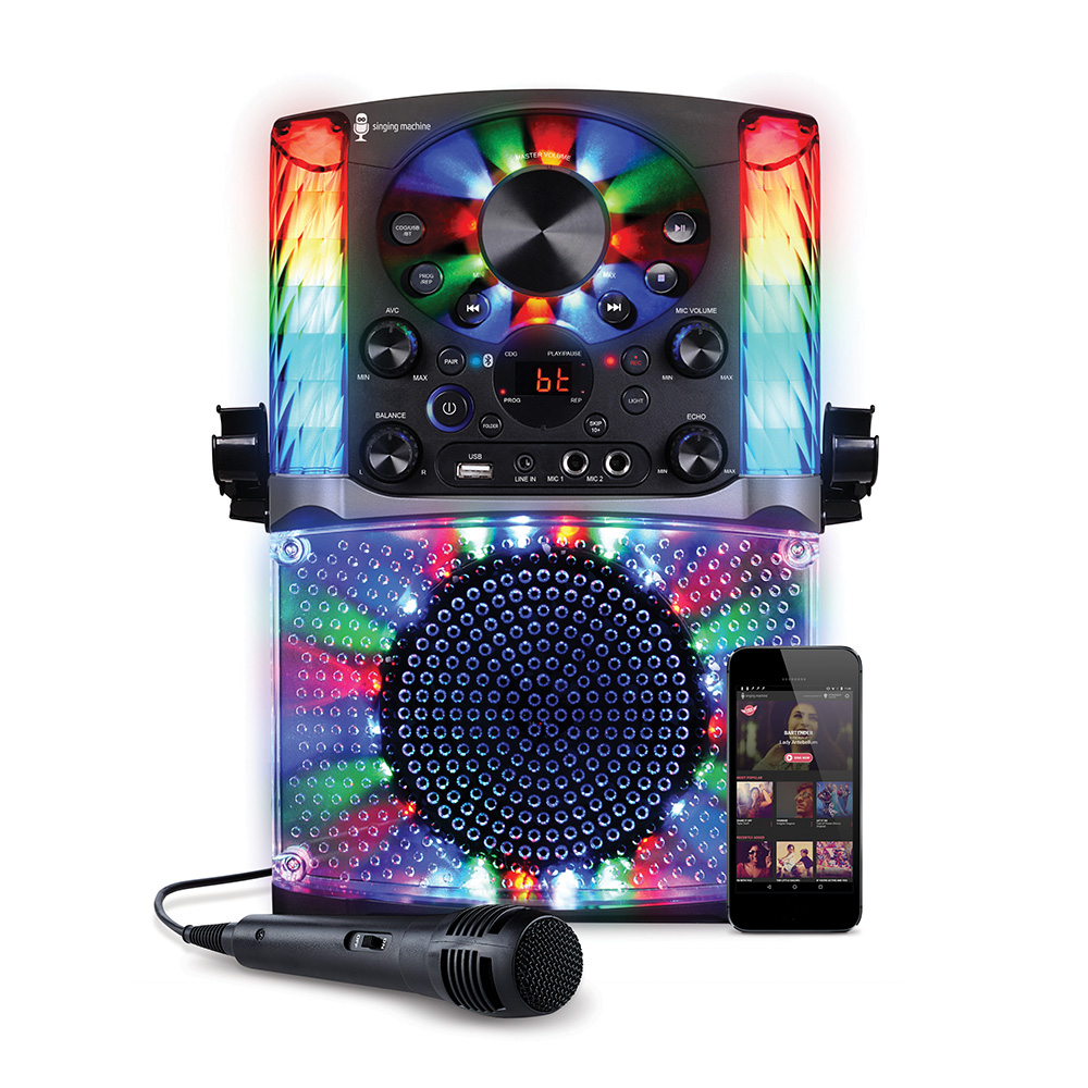 Singing Machine SML625BTBK Bluetooth CD+G Karaoke System - image 5 of 12