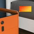 thumbnail image 3 of Smart Nightstand with Charging Station,with Fingerprint Lock,Bedroom Side Table with Speakers and Smart Sensor LED Lights,orange, 3 of 17
