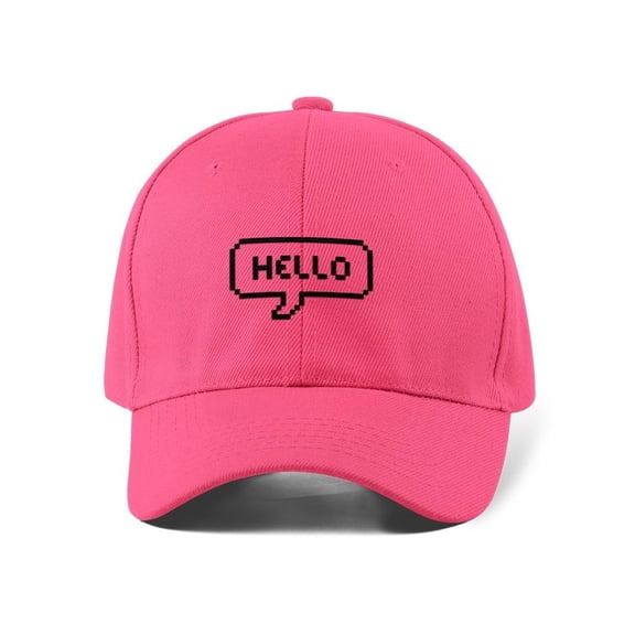 Pixelart Hello Text Word Hat  -Image by Shutterstock,  Small