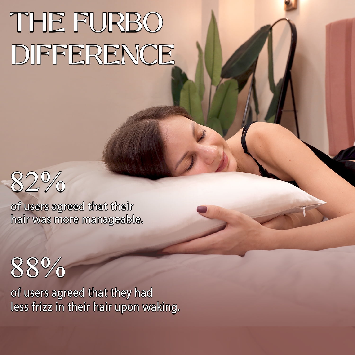 Furbo 100% Mulberry Silk Pillowcase for Hair & Skin, Smooth Luxury Pillow Cover, (Queen Size 20″×30″) Silver Mist