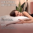thumbnail image 3 of Furbo 100% Mulberry Silk Pillowcase for Hair & Skin, Smooth Luxury Pillow Cover, (Standard Size 20″×26″) Silver Mist, 3 of 9
