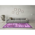 thumbnail image 3 of Ahgly Company Indoor Round Animal Purple Traditional Area Rugs, 7' Round, 3 of 4
