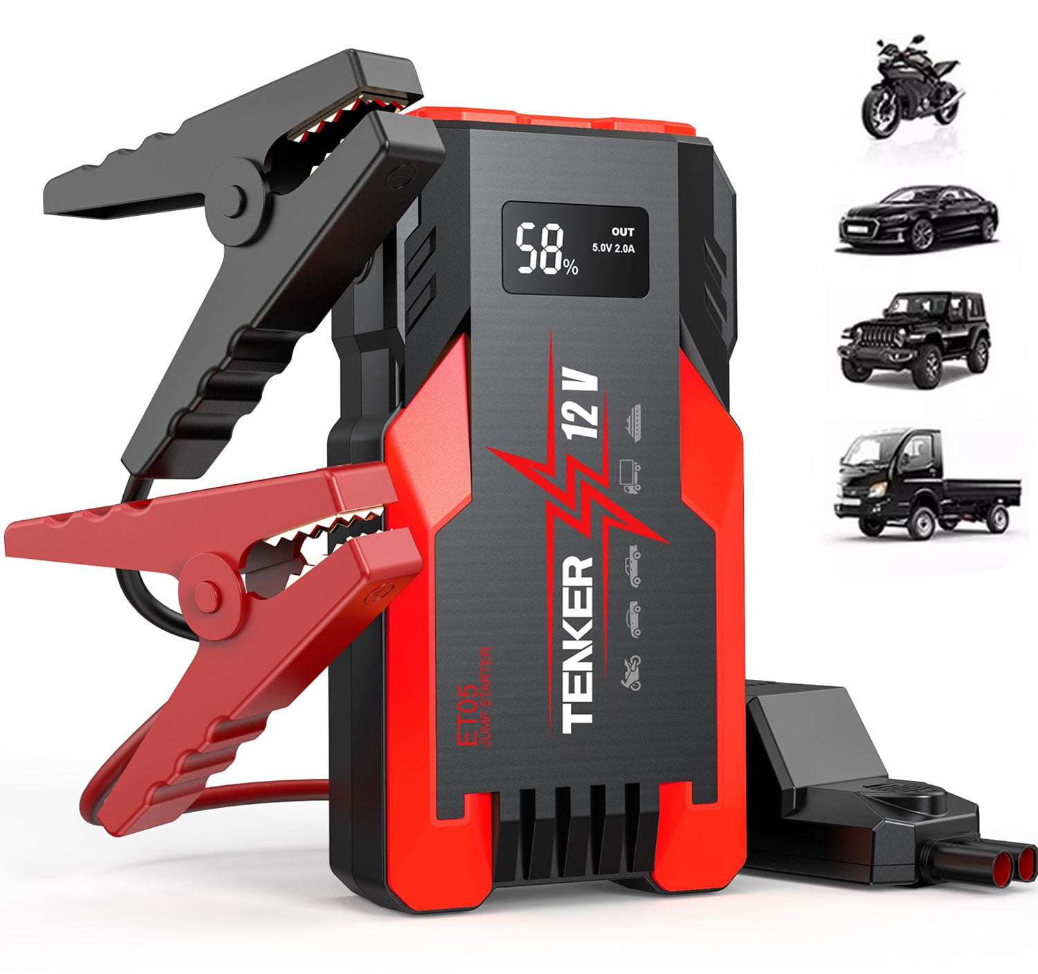 car jump start cigarette lighter Easy Quick Jumper: the in 5-10 minutes SelfCharge Auto Jumper